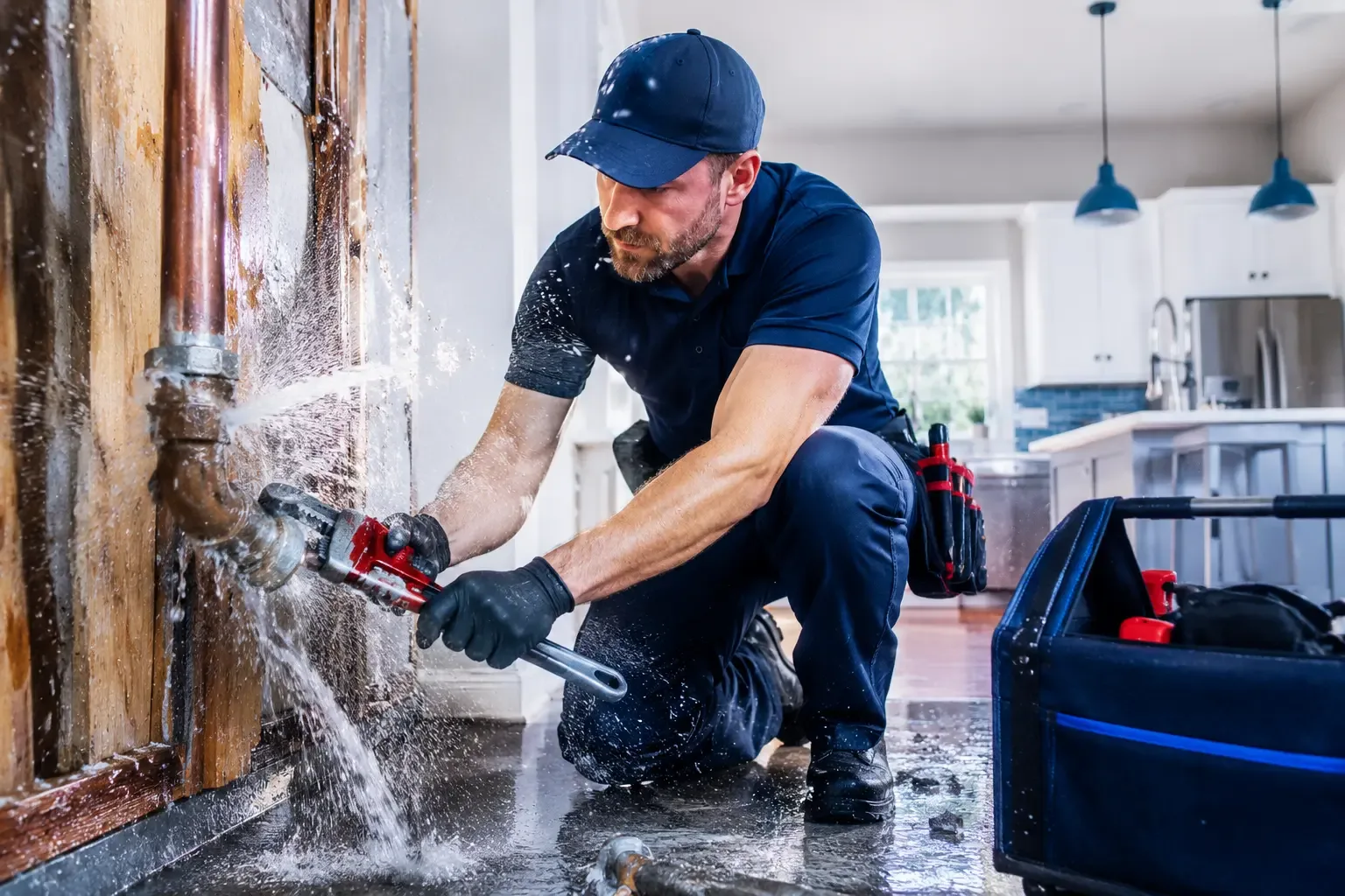 Local emergency pipe repair professionals in Farlington, KS